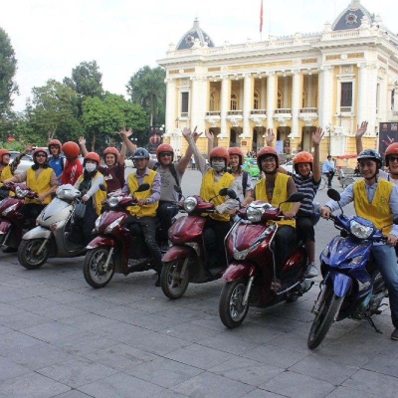 Hanoi City Insight Motorbike Half Day Morning Tour To Colonial Places 3