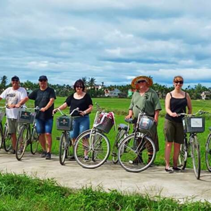 Hoi An Cooking Class Morning Bike Tour Explore Cook with Tra Que Farmers 1