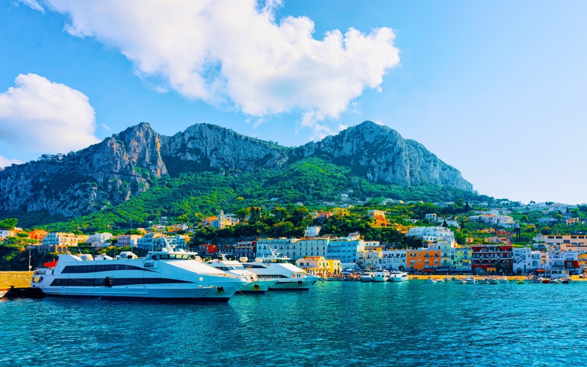 From Naples: Capri and Anacapri tour without pick-up, including ferry and local minibus – shared tour 1