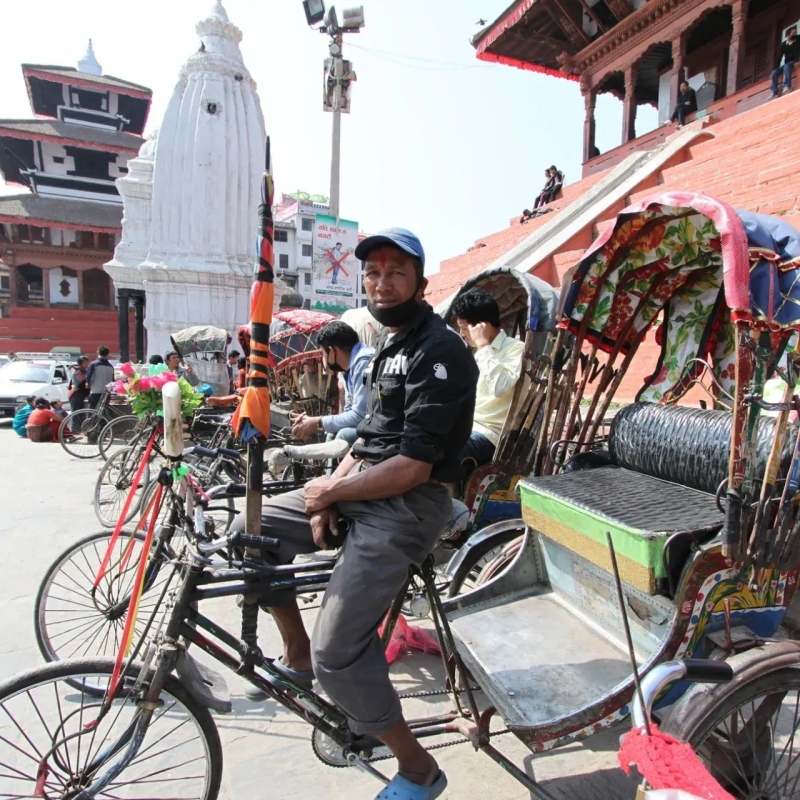Exploring Kathmandu By Rickshaw 2