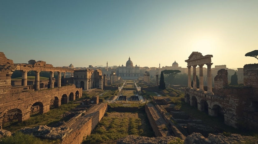 Entrance to the Colosseum and Roman Forum & City Sightseeing Rome Hop On Hop Off 2