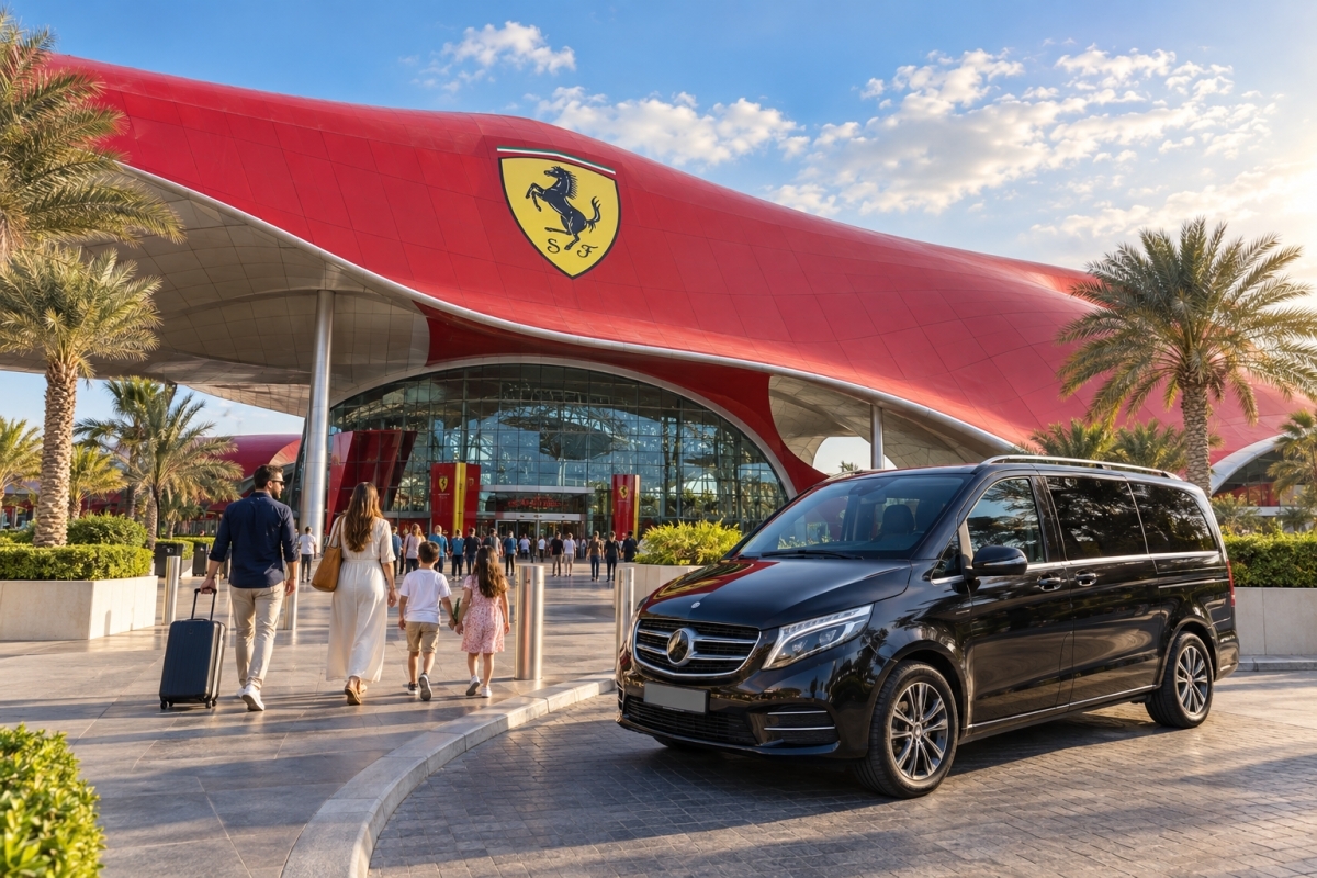 Ferrari World Abu Dhabi from Dubai: Single-Park Ticket & Private Transfers 1