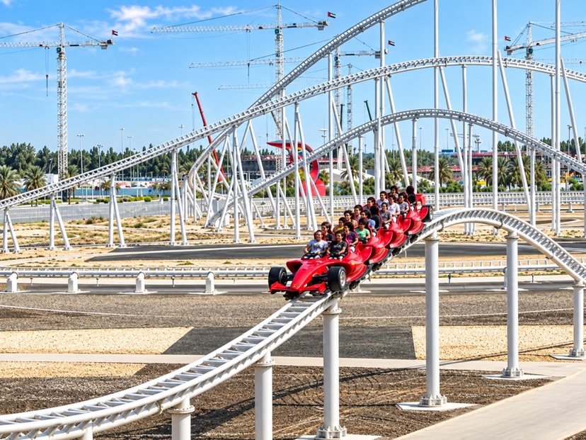 Ferrari World Abu Dhabi from Dubai: Single-Park Ticket & Private Transfers 2