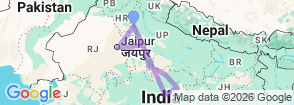 Tour route map