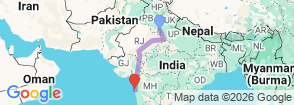 Tour route map