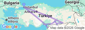 Tour route map
