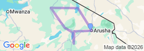 Tour route map