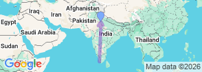 Tour route map