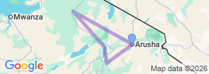 Tour route map