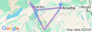 Tour route map