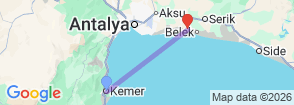 Tour route map