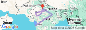 Tour route map