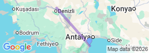 Tour route map