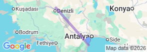 Tour route map