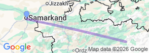 Tour route map