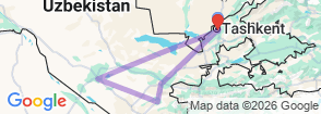 Tour route map