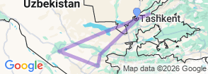 Tour route map