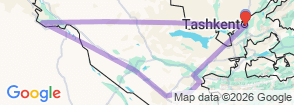 Tour route map