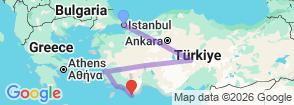Tour route map