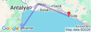 Tour route map