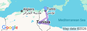 Tour route map