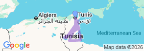 Tour route map
