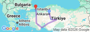 Tour route map