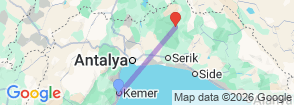 Tour route map