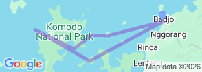 Tour route map