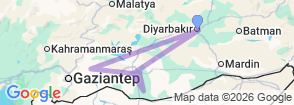 Tour route map