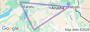 Tour route map