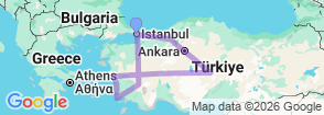 Tour route map