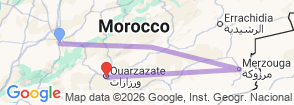 Tour route map