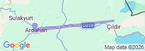 Tour route map
