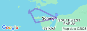 Tour route map