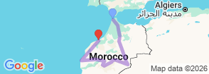 Tour route map