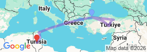 Tour route map