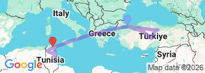 Tour route map