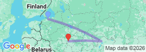 Tour route map
