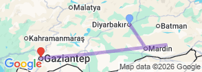 Tour route map