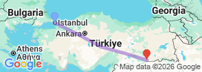 Tour route map