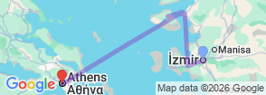 Tour route map