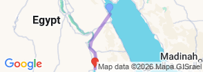 Tour route map