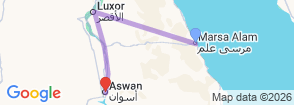 Tour route map