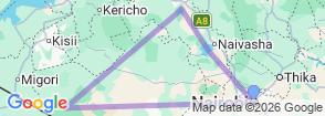 Tour route map