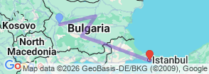 Tour route map