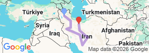 Tour route map