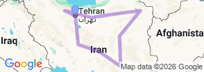 Tour route map