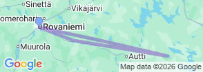 Tour route map