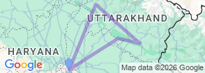 Tour route map